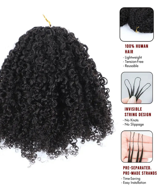 Luxe Invisible Hairline Crochet Braids